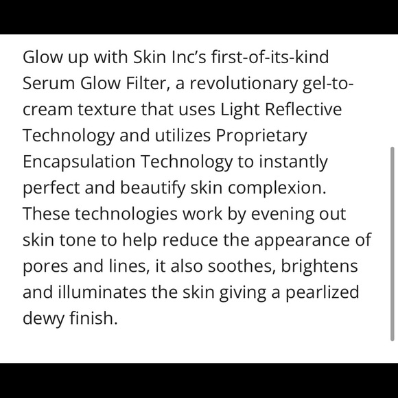 Skin Inc serum glow filter - Picture 5 of 6